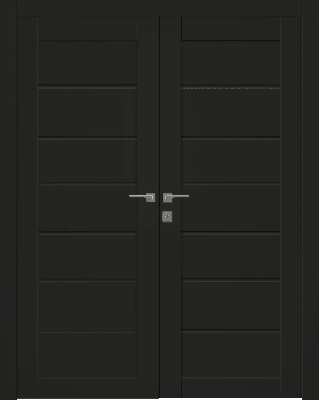 ALDA BLACK MATTE CLOSET BELLDINNI MODERN INTERIOR DOOR - 1