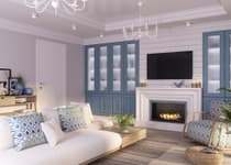 SMART PRO FLAT POLAR WHITE BYPASS BELLDINNI MODERN INTERIOR DOOR - 2