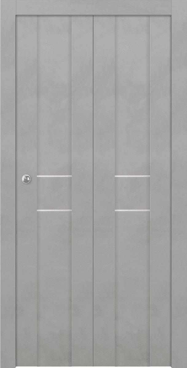 AVON 01 2HN LIGHT URBAN BI-FOLD BELLDINNI MODERN INTERIOR DOOR - 1