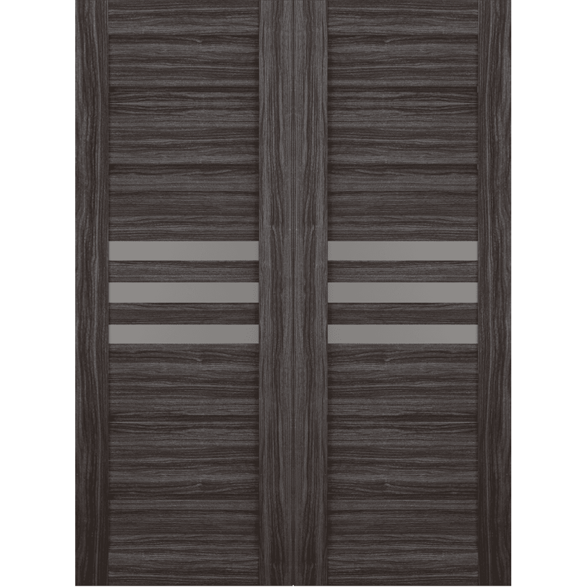 DOME VETRO GRAY OAK BYPASS BELLDINNI MODERN INTERIOR DOOR - 2