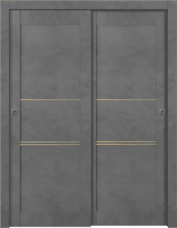 AVON 07 3H GOLD DARK URBAN BYPASS BELLDINNI MODERN INTERIOR DOOR - 1