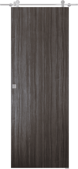 PALLADIO GRAY OAK DOUBLE BARN DOORS BELLDINNI MODERN INTERIOR DOOR - 2