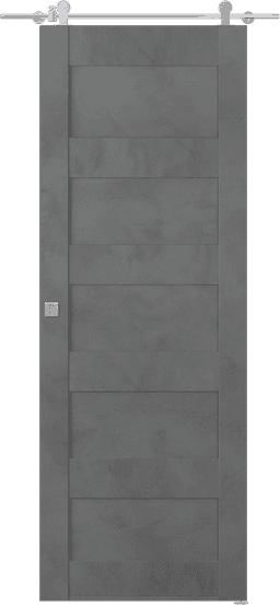 AVON 07 4R DARK URBAN DOUBLE BARN BELLDINNI MODERN INTERIOR DOOR - 1