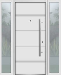 Single Modern Steel Exterior Door Deux 1705 8ft - 3