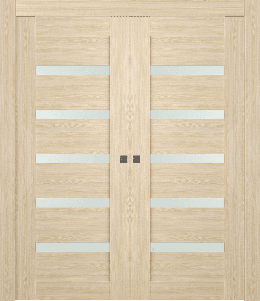 AVON 07-04 VETRO LOIRE ASH DOUBLE POCKET DOORS BELLDINNI MODERN INTERIOR DOOR - 1