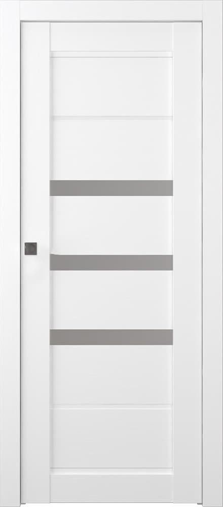 RITA VETRO BIANCO NOBLE POCKET BELLDINNI MODERN INTERIOR DOOR - 1