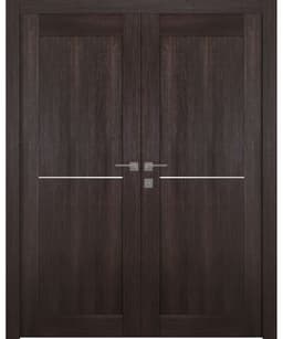 AVON 07 1H VERALINGA OAK DOUBLE BELLDINNI MODERN INTERIOR DOOR - 1