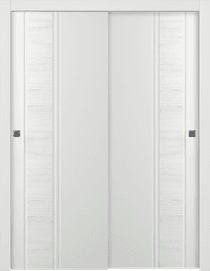 TWINWOOD 1 POLAR WHITE BYPASS BELLDINNI MODERN INTERIOR DOOR - 1