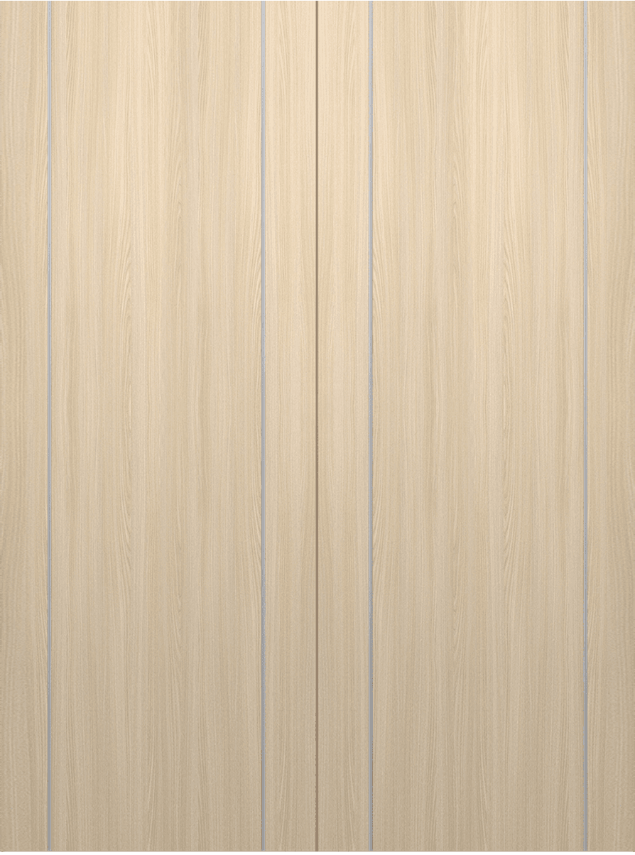 OPTIMA 2U LOIRE ASH DOUBLE BARN DOORS BELLDINNI MODERN INTERIOR DOOR - 3