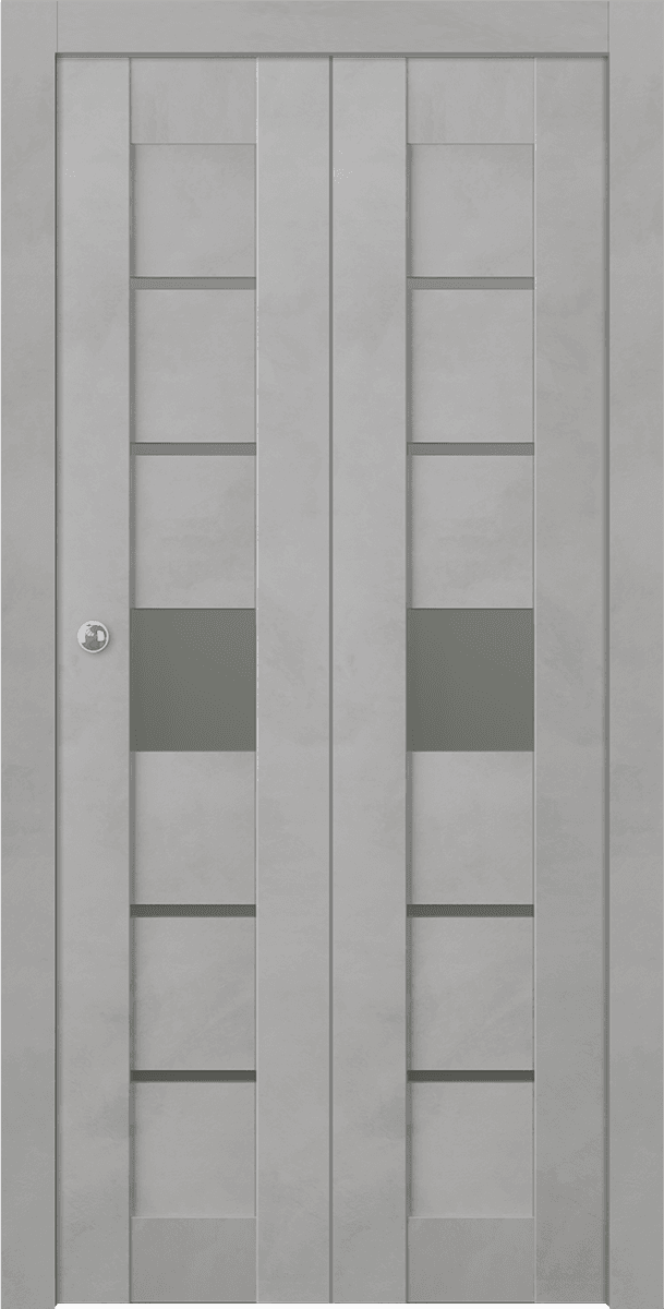 AVON 07-06 VETRO LIGHT URBAN BI-FOLD BELLDINNI MODERN INTERIOR DOOR - 1