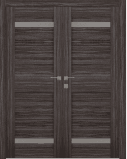 IMMA VETRO GRAY OAK CLOSET BELLDINNI MODERN INTERIOR DOOR - 1