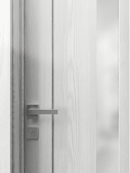 AVON 101 VETRO RIBEIRA ASH DOUBLE INVISIBLE METAL FRAME BELLDINNI MODERN INTERIOR DOOR - 3