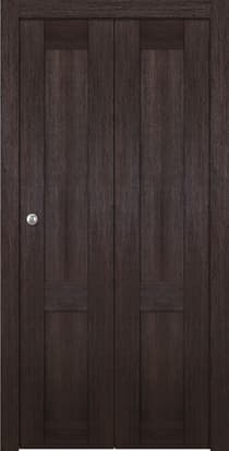 AVON 07 R VERALINGA OAK BI-FOLD BELLDINNI MODERN INTERIOR DOOR - 1