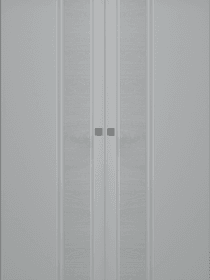 TWINWOOD 1 LIGHT GREY DOUBLE MAGIC BELLDINNI MODERN INTERIOR DOOR - 1