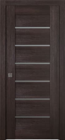 AVON 07-02 VETRO VERALINGA OAK POCKET BELLDINNI MODERN INTERIOR DOOR - 1