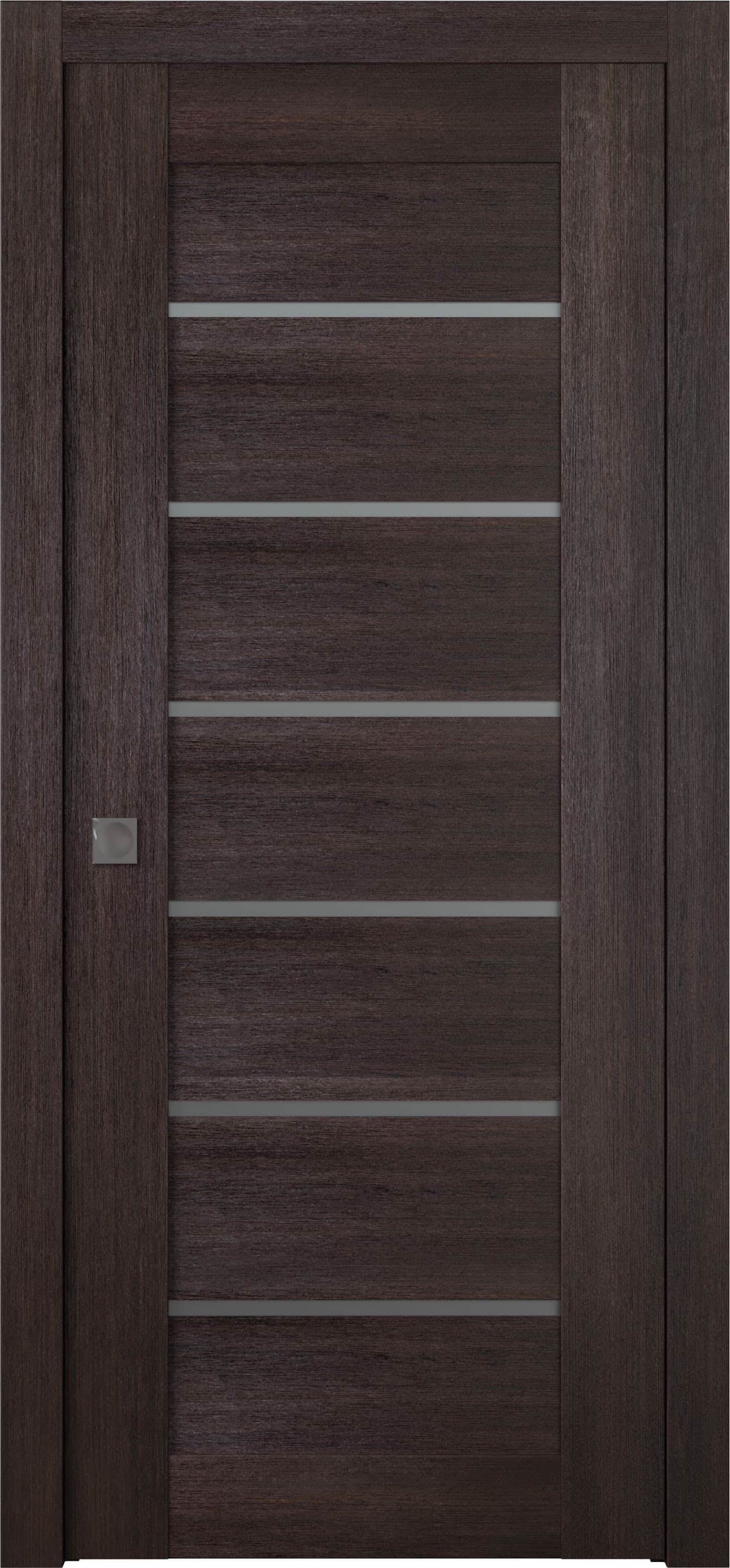 AVON 07-02 VETRO VERALINGA OAK POCKET BELLDINNI MODERN INTERIOR DOOR - 1