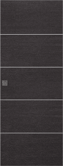 AVANTI 4H BLACK APRICOT MAGIC BELLDINNI MODERN INTERIOR DOOR - 1