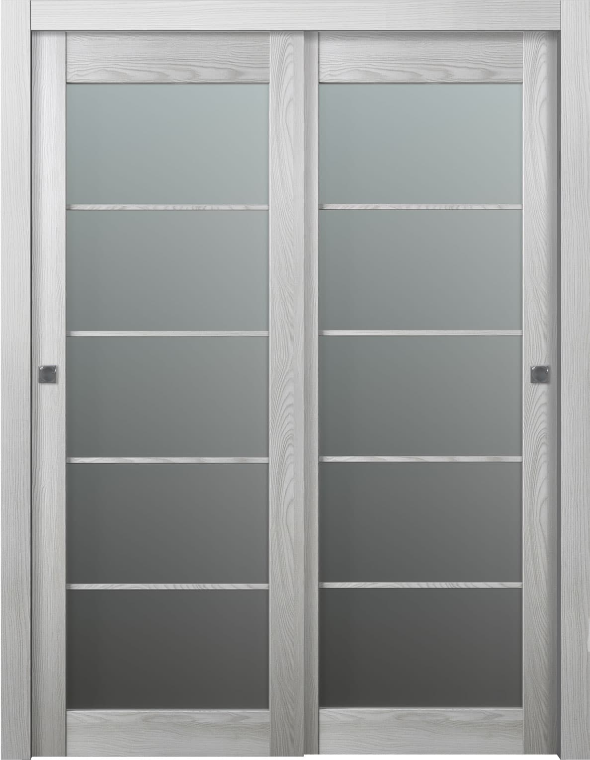 AVON 5 LITE VETRO RIBEIRA ASH BYPASS BELLDINNI MODERN INTERIOR DOOR - 1