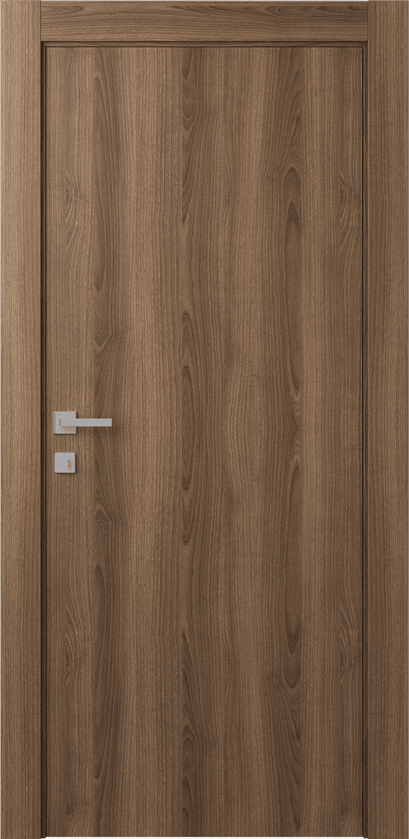 OPTIMA PECAN NUTWOOD SWING DOORS BELLDINNI MODERN INTERIOR DOOR - 1