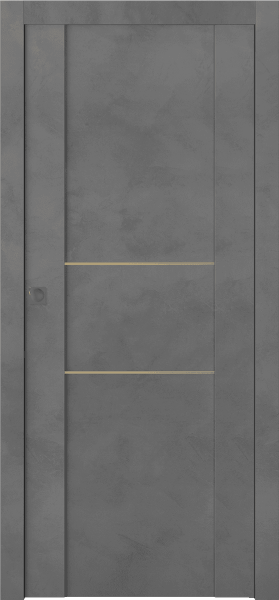 AVON 01 2H GOLD DARK URBAN POCKET DOORS BELLDINNI MODERN INTERIOR DOOR - 1