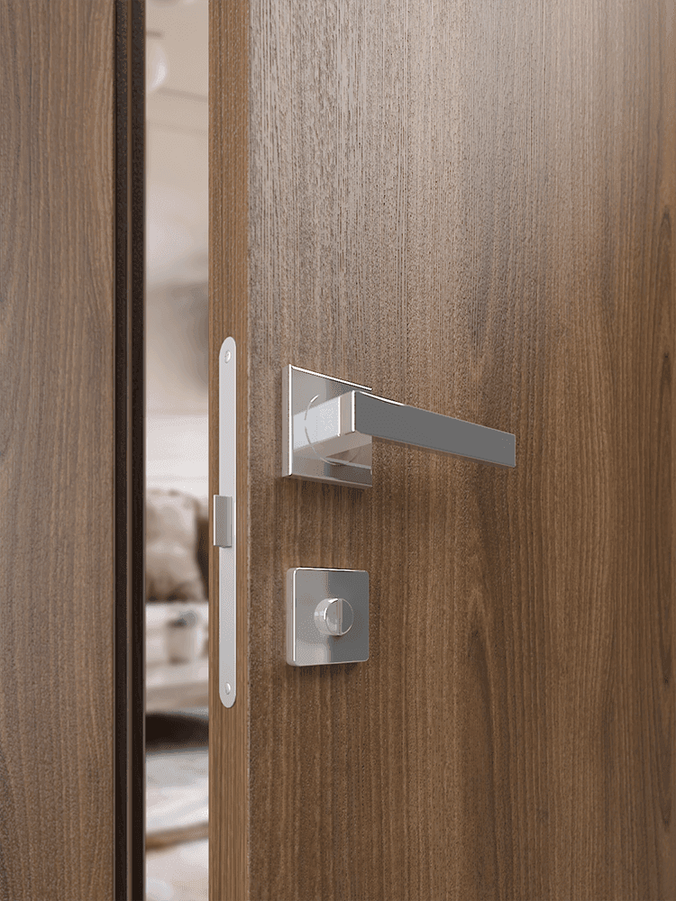 OPTIMA 2V PECAN NUTWOOD CLOSET DOORS BELLDINNI MODERN INTERIOR DOOR - 2