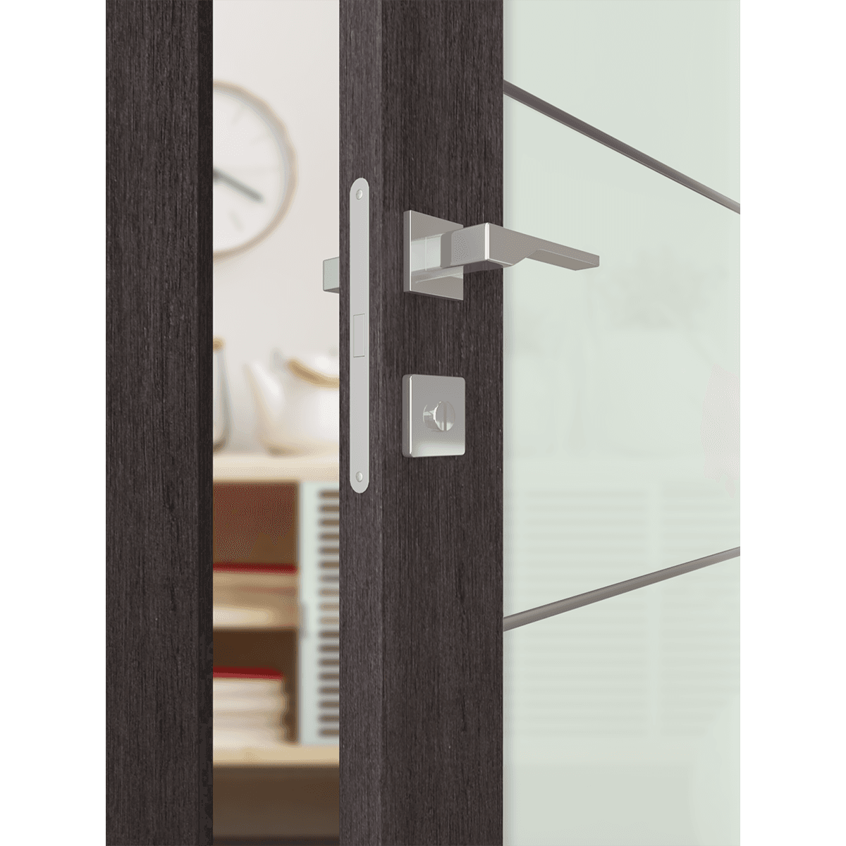 AVON 202 4H VETRO VERALINGA OAK DOUBLE BELLDINNI MODERN INTERIOR DOOR - 5