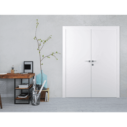 OPTIMA SNOW WHITE DOUBLE BELLDINNI MODERN INTERIOR DOOR - 2