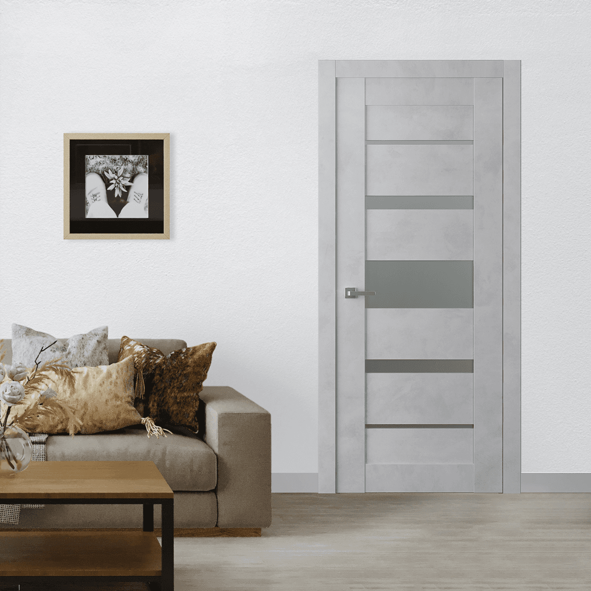 AVON 07-03 VETRO LIGHT URBAN SWING BELLDINNI MODERN INTERIOR DOOR - 2