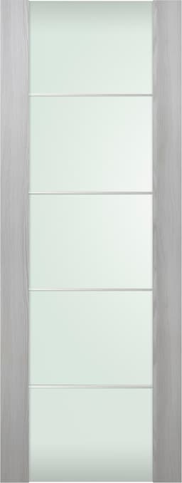 AVON 202 4H VETRO RIBEIRA ASH SLAB BELLDINNI MODERN INTERIOR DOOR - 1