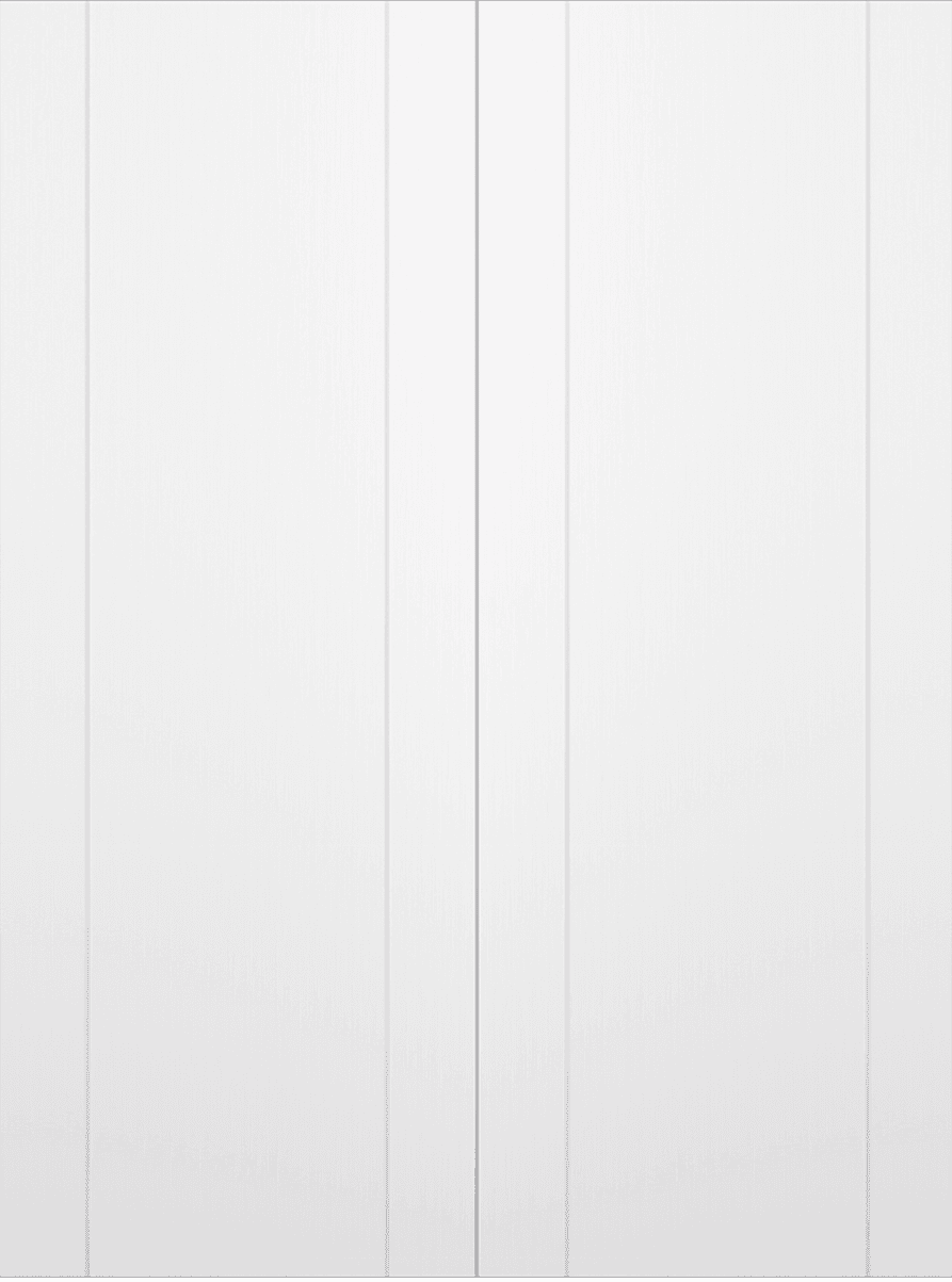 OPTIMA 2U SNOW WHITE DOUBLE BARN BELLDINNI MODERN INTERIOR DOOR - 2