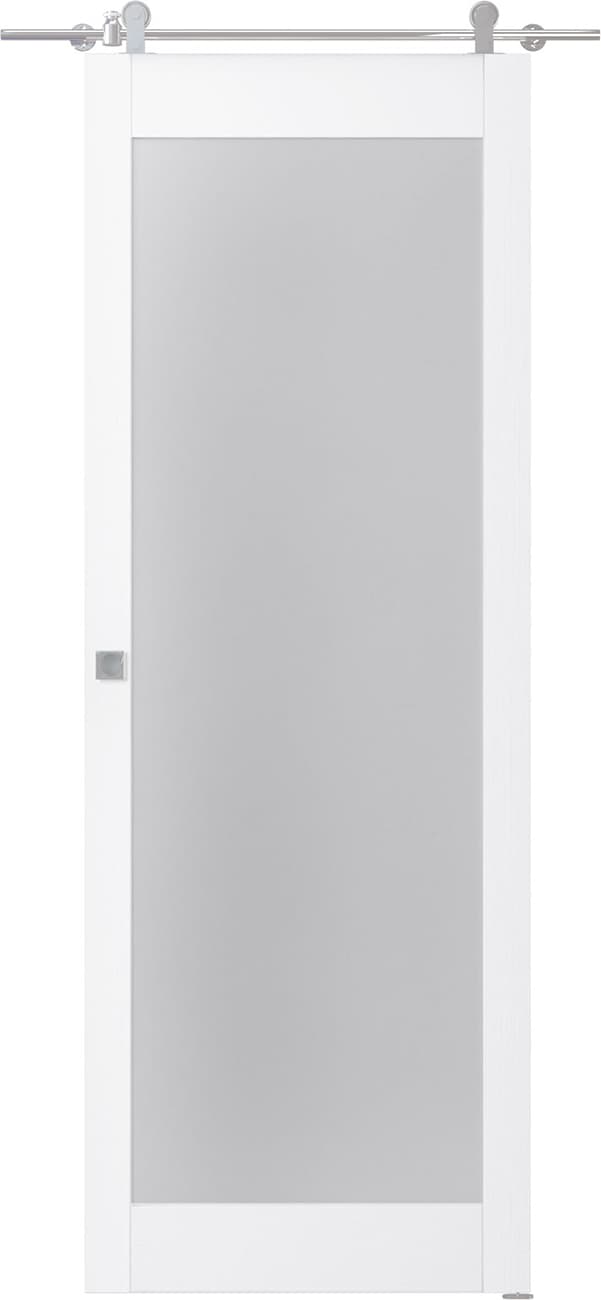 PALLADIO 207 VETRO BIANCO NOBLE BARN BELLDINNI MODERN INTERIOR DOOR - 1