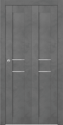 AVON 07 2HN DARK URBAN DOUBLE BI-FOLD BELLDINNI MODERN INTERIOR DOOR - 1