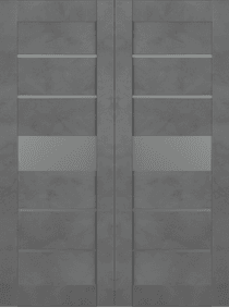 AVON 07-06 VETRO DARK URBAN BYPASS BELLDINNI MODERN INTERIOR DOOR - 2