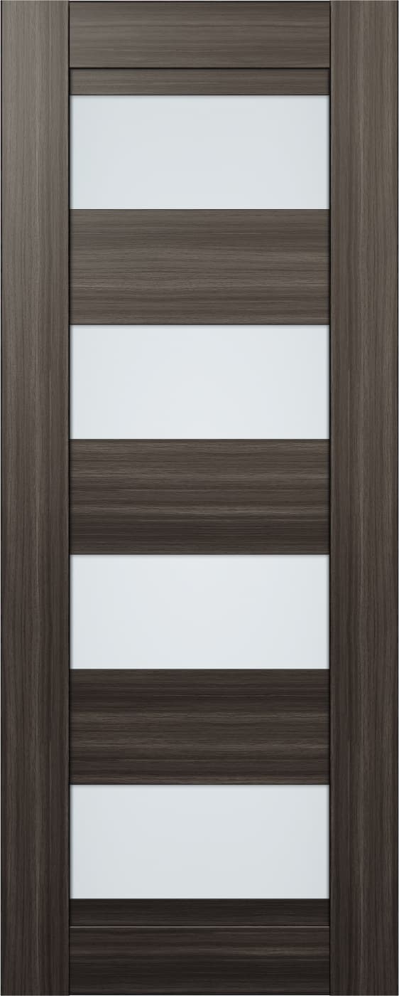 DELLA VETRO GRAY OAK SLAB BELLDINNI MODERN INTERIOR DOOR - 1