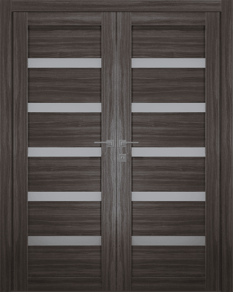 LEORA VETRO GRAY OAK CLOSET BELLDINNI MODERN INTERIOR DOOR - 1