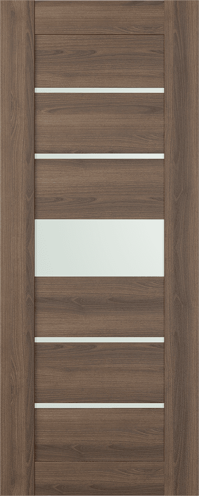 AVON 07-06 VETRO PECAN NUTWOOD BYPASS DOORS BELLDINNI MODERN INTERIOR DOOR - 2