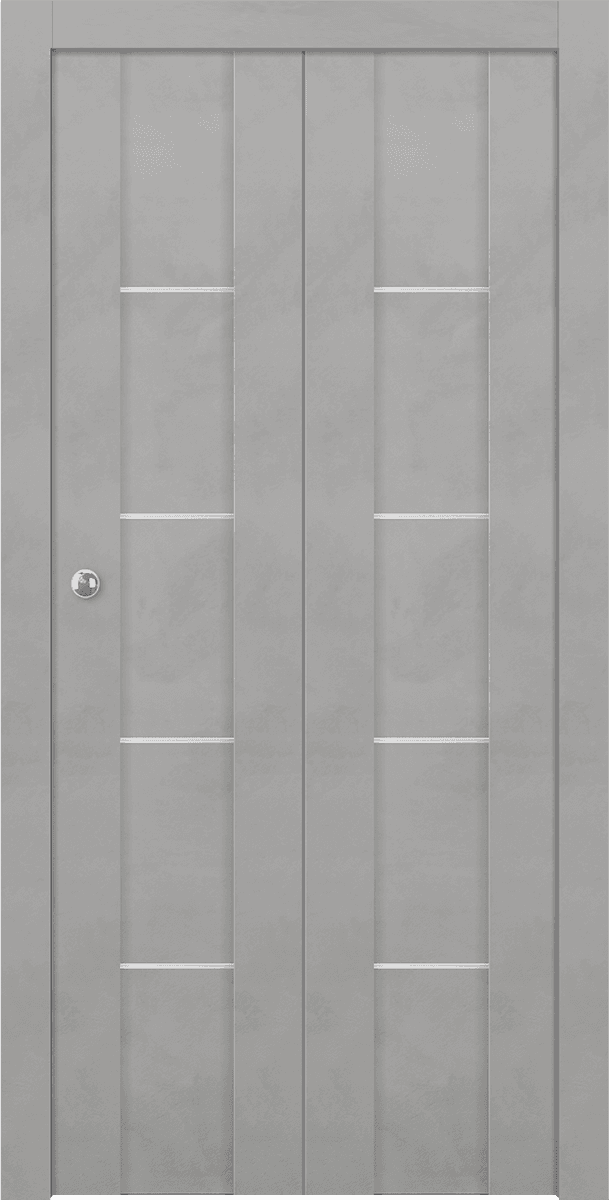 AVON 01 4H LIGHT URBAN DOUBLE BI-FOLD BELLDINNI MODERN INTERIOR DOOR - 1