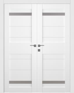 IMMA VETRO BIANCO NOBLE CLOSET BELLDINNI MODERN INTERIOR DOOR - 1