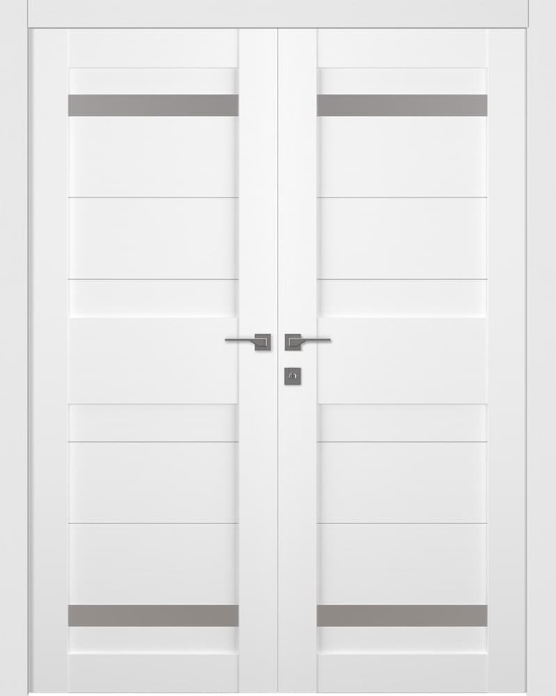 IMMA VETRO BIANCO NOBLE CLOSET BELLDINNI MODERN INTERIOR DOOR - 1