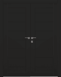 ERMI BLACK MATTE CLOSET BELLDINNI MODERN INTERIOR DOOR - 1