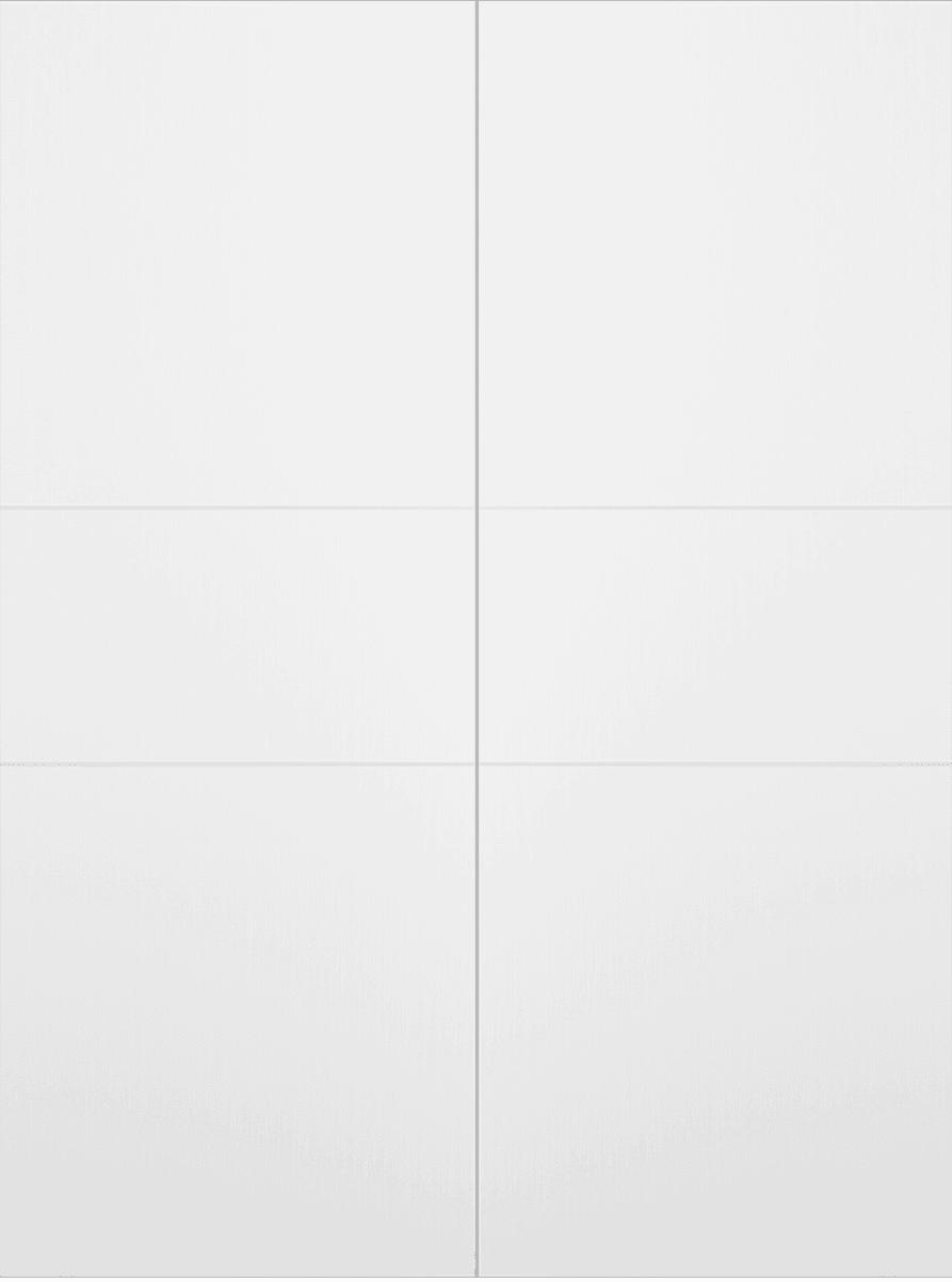 OPTIMA 2H SNOW WHITE DOUBLE BARN BELLDINNI MODERN INTERIOR DOOR - 2