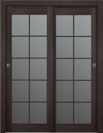 AVON 10 LITE VETRO VERALINGA OAK BYPASS BELLDINNI MODERN INTERIOR DOOR - 1