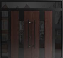 Double metal-aluminum modern exterior door Ronex 1205 8ft - 6