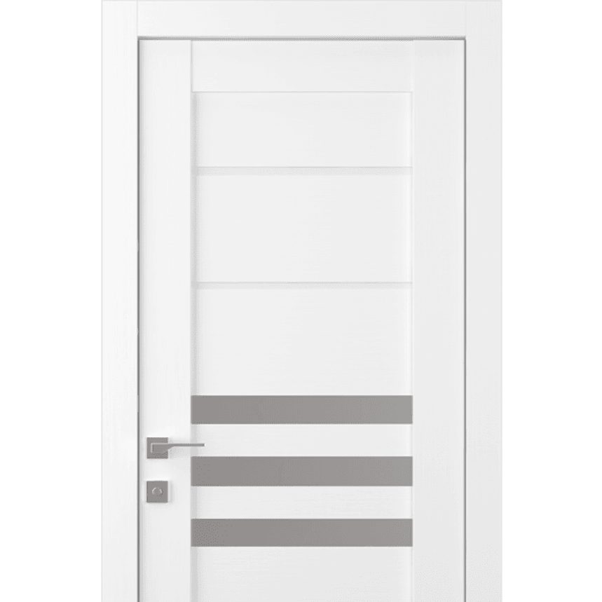 DOME VETRO SNOW WHITE POCKET BELLDINNI MODERN INTERIOR DOOR - 1