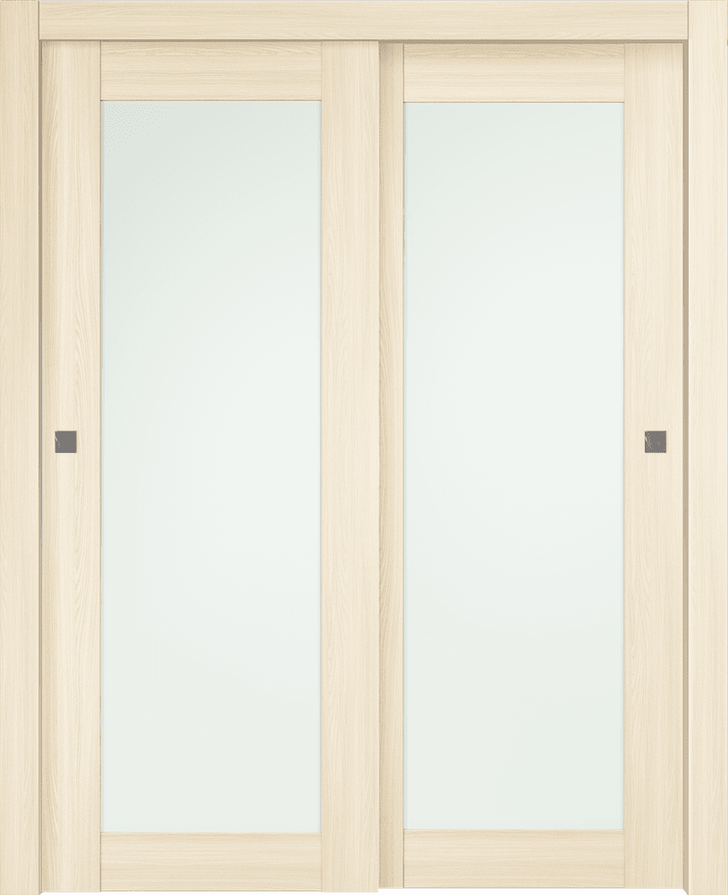 AVON 207 VETRO LOIRE ASH BYPASS DOORS BELLDINNI MODERN INTERIOR DOOR - 1