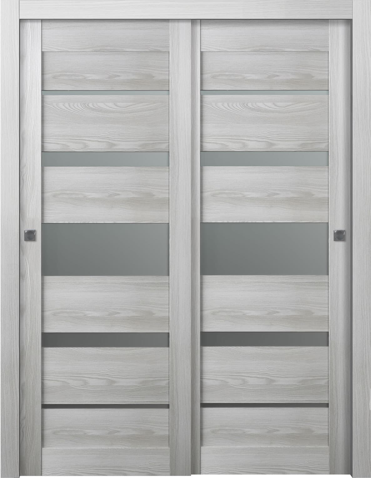 AVON 07-03 VETRO RIBEIRA ASH BYPASS BELLDINNI MODERN INTERIOR DOOR - 1