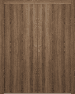 OPTIMA PECAN NUTWOOD CLOSET DOORS BELLDINNI MODERN INTERIOR DOOR - 1