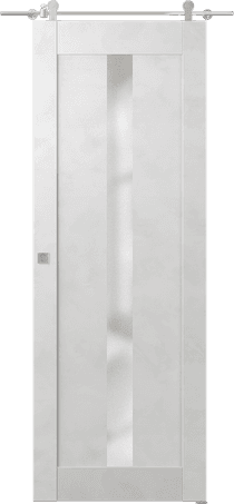 AVON 101 VETRO LIGHT URBAN BARN DOORS BELLDINNI MODERN INTERIOR DOOR - 1