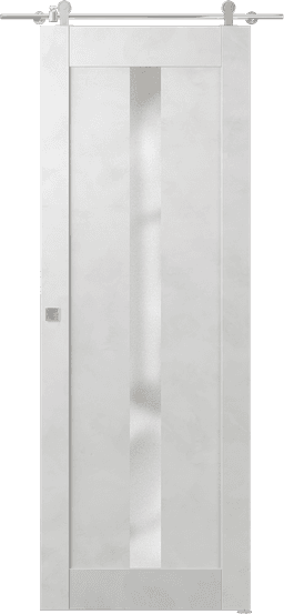 AVON 101 VETRO LIGHT URBAN BARN DOORS BELLDINNI MODERN INTERIOR DOOR - 1