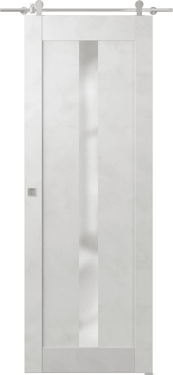 AVON 101 VETRO LIGHT URBAN BARN DOORS BELLDINNI MODERN INTERIOR DOOR - 1